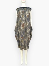 画像7: プラントプリントリネンコットン　ワンピース  (7)