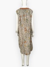 画像12: プラントプリントリネンコットン　ワンピース  (12)