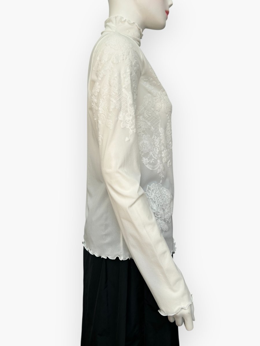 画像2: レーシーフロック　スタンドネック  (2)