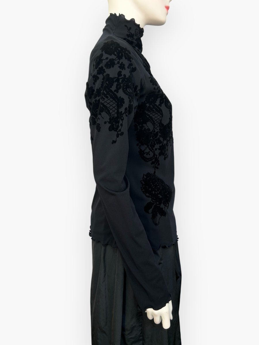 画像7: レーシーフロック　スタンドネック  (7)