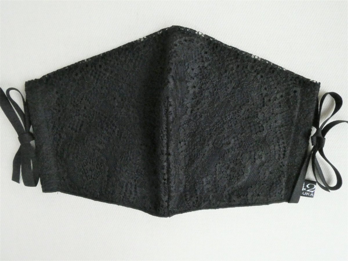 画像10: ＊ブラック　レースマスク  (10)