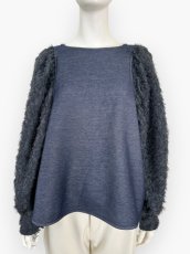 画像1: ジャージベロア裏起毛  (1)