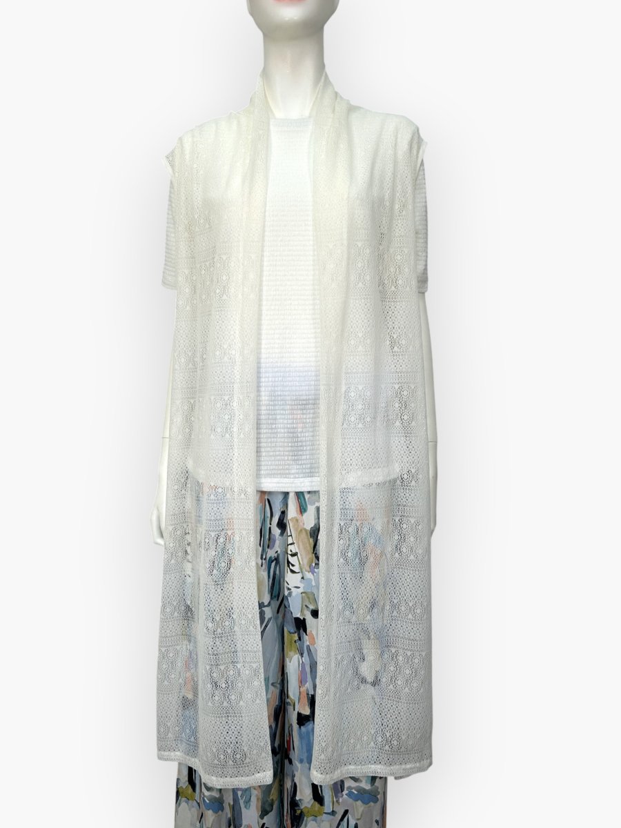 画像8: サークルボーダーレース　ジレ  (8)