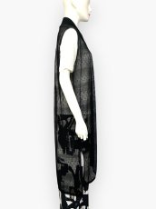 画像2: サークルボーダーレース　ジレ  (2)