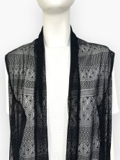 画像4: サークルボーダーレース　ジレ  (4)