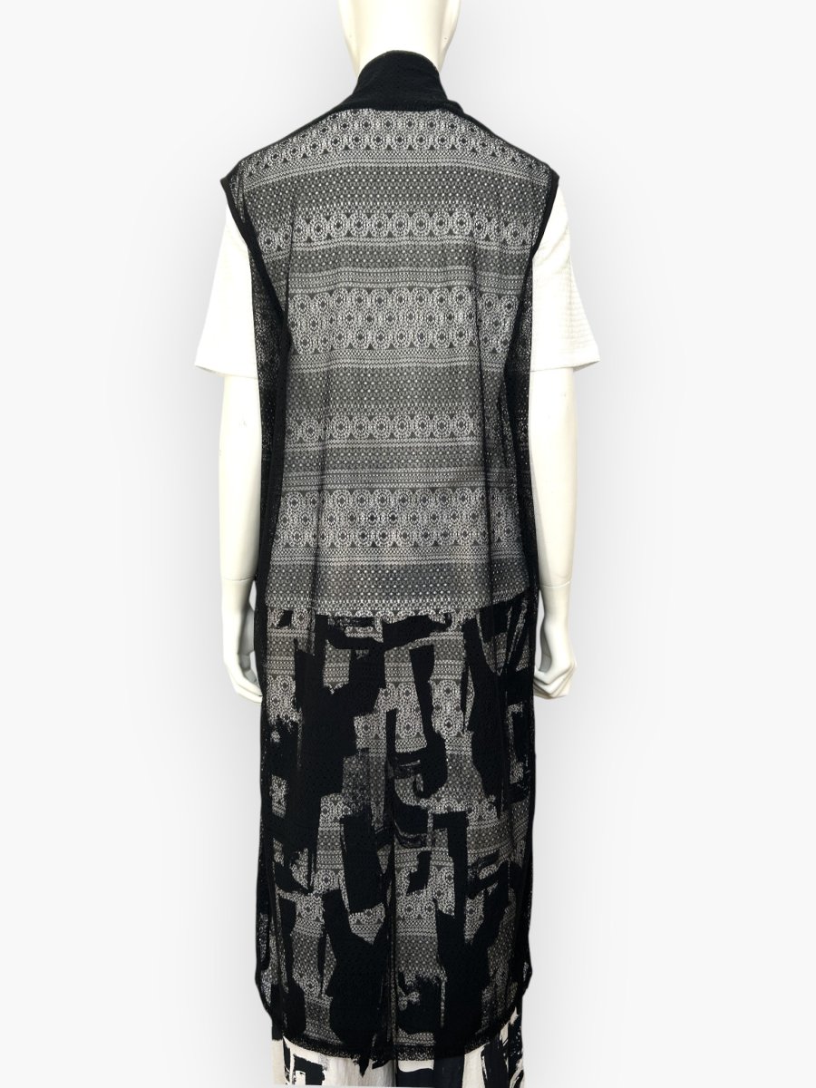 画像3: サークルボーダーレース　ジレ  (3)