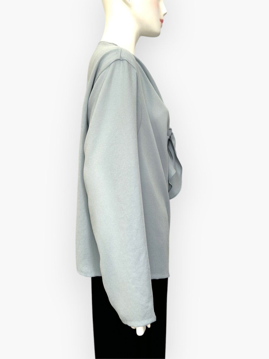 画像2: クラシックアムンゼン ボウタイブラウス  (2)