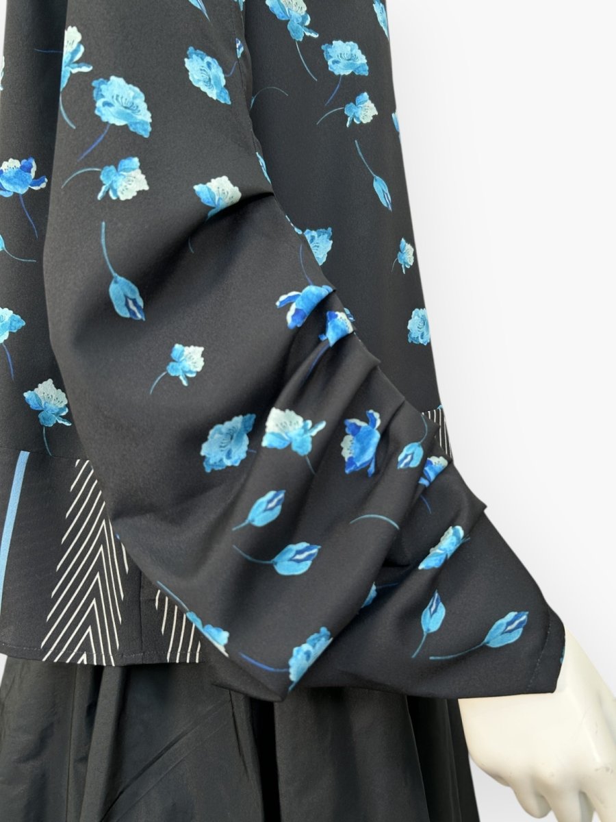 画像14: フロレットストライプ　ブラウス  (14)