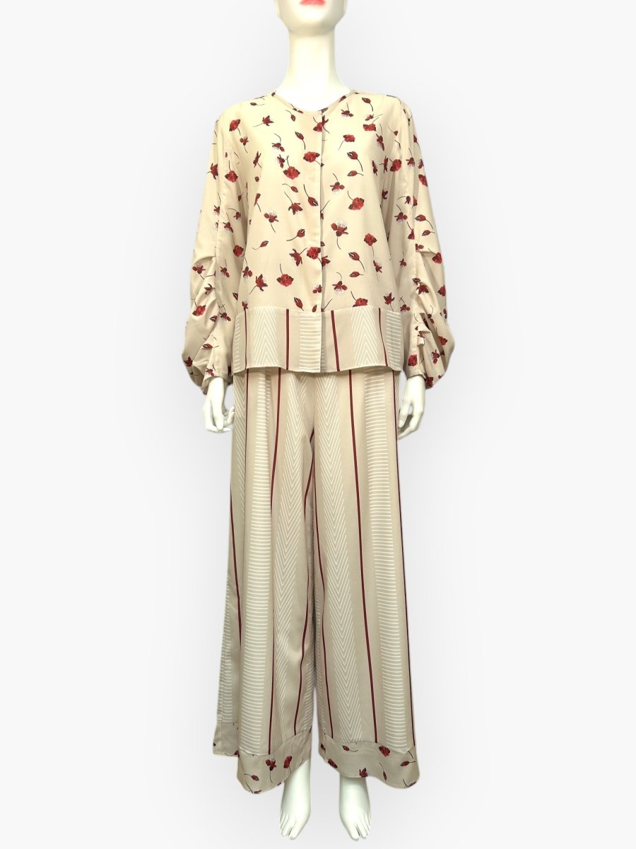 画像7: フロレットストライプ　ブラウス  (7)