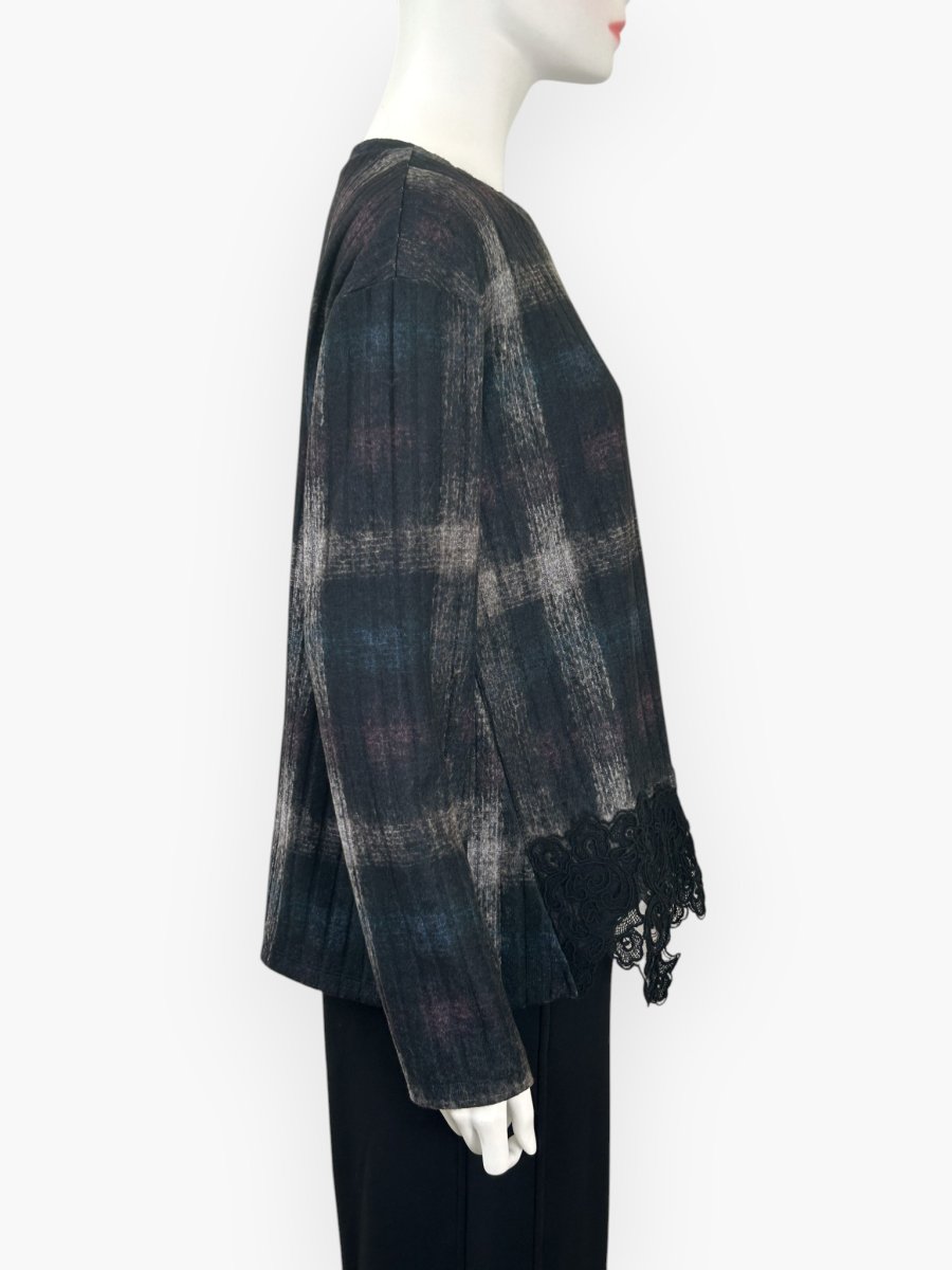 画像2: テレコチェック　カットソー  (2)