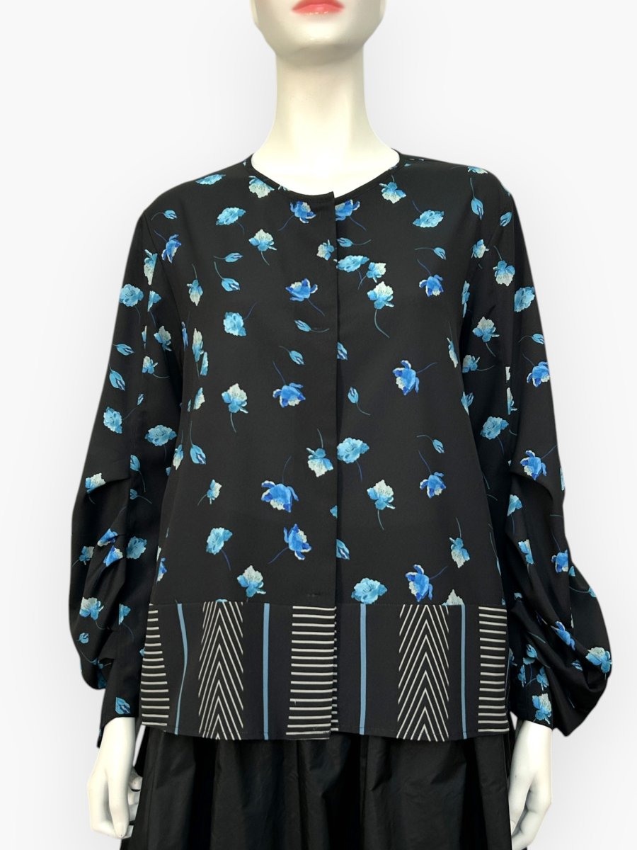 画像9: フロレットストライプ　ブラウス  (9)