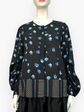 画像9: フロレットストライプ　ブラウス  (9)