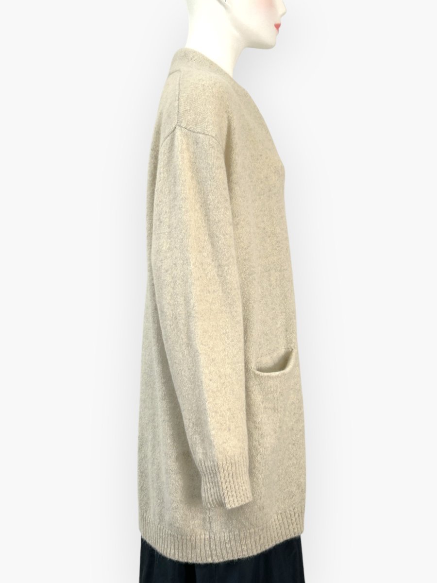 画像2: エアリーヤクニット　カーディガン  (2)