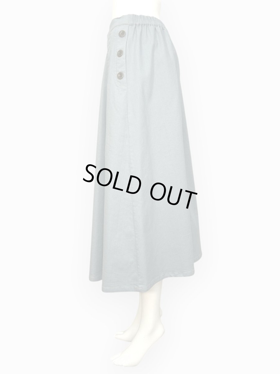 画像2: ウォッシャブルデニムスカート  (2)