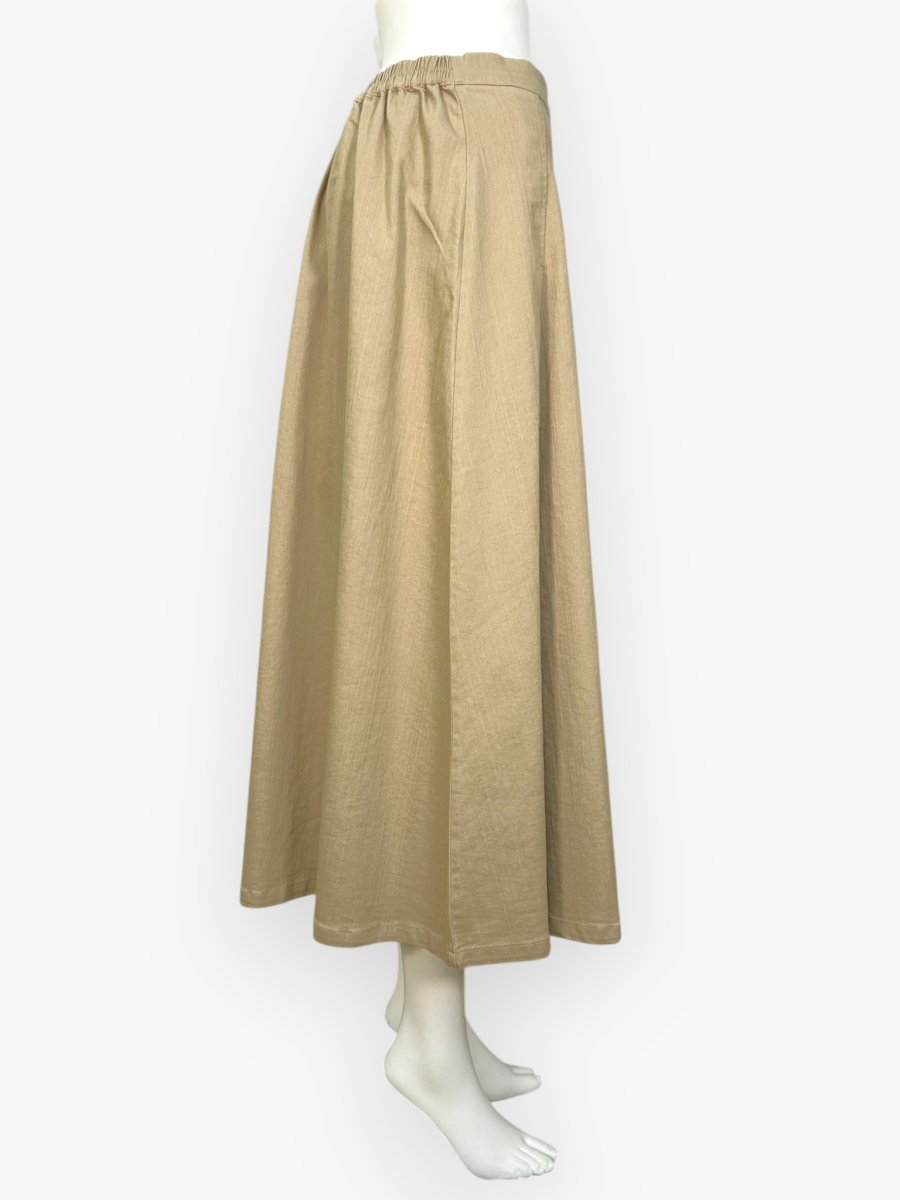 画像2: ウォッシャブルデニムスカート  (2)