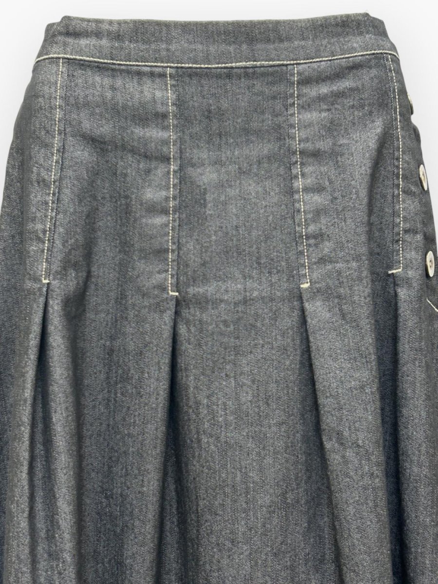 画像14: ウォッシャブルデニムスカート  (14)