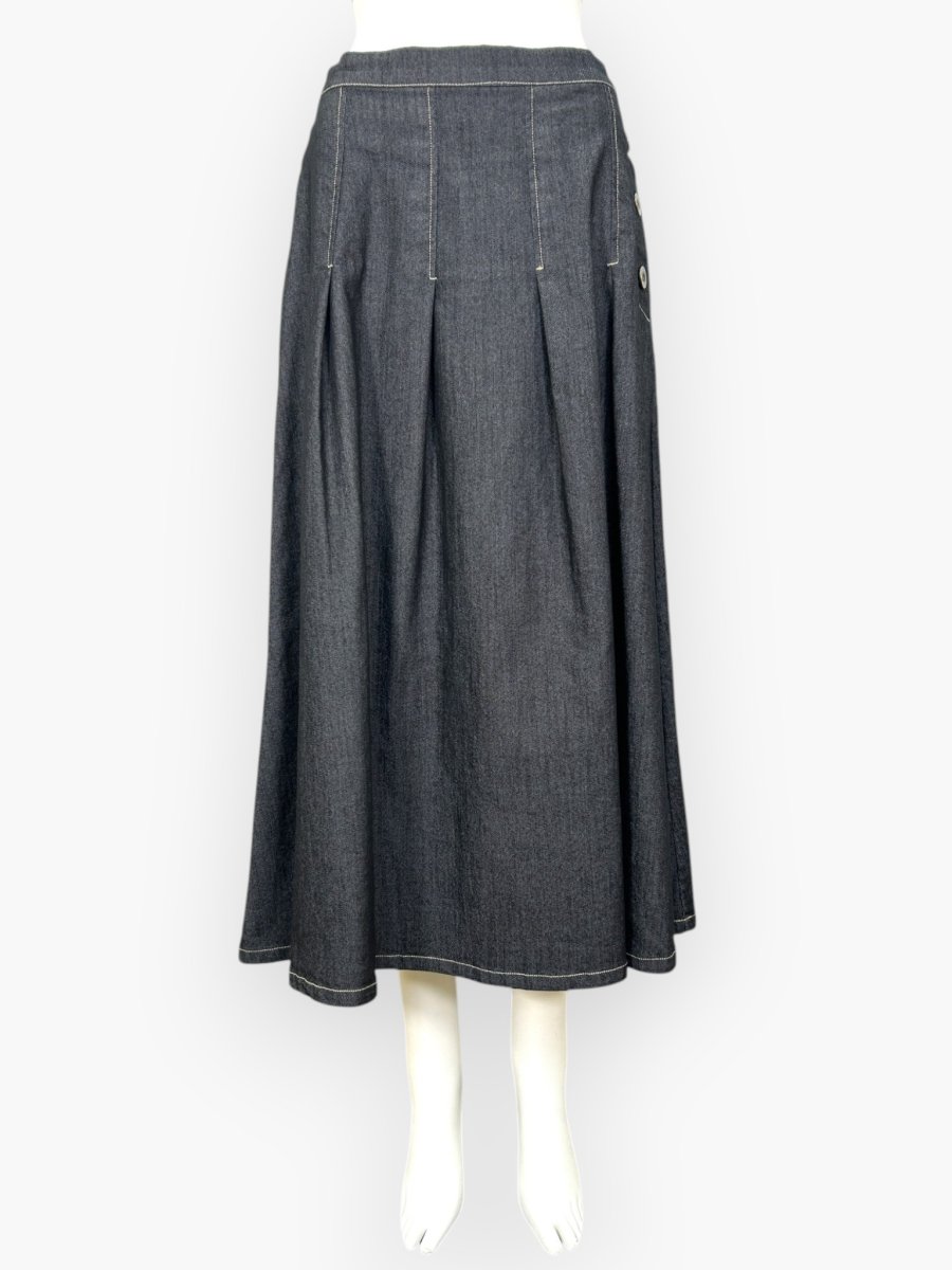 画像11: ウォッシャブルデニムスカート  (11)