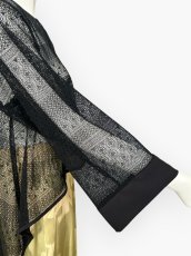 画像12: サークルボーダーレース　カーディガン  (12)