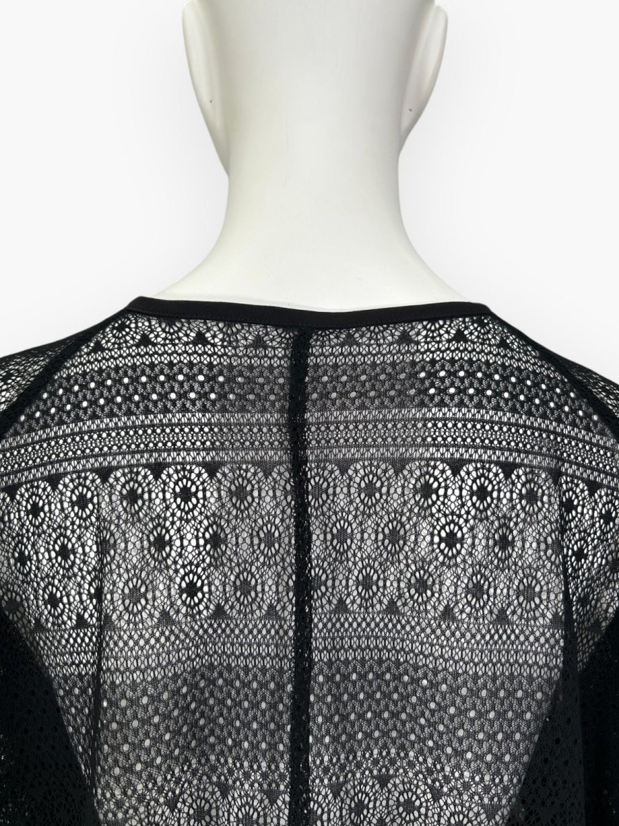 画像11: サークルボーダーレース　カーディガン  (11)