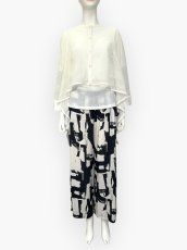 画像6: サークルボーダーレース　カーディガン  (6)