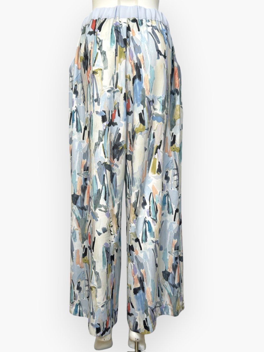 画像3: ドロップフロープリント　パンツ  (3)