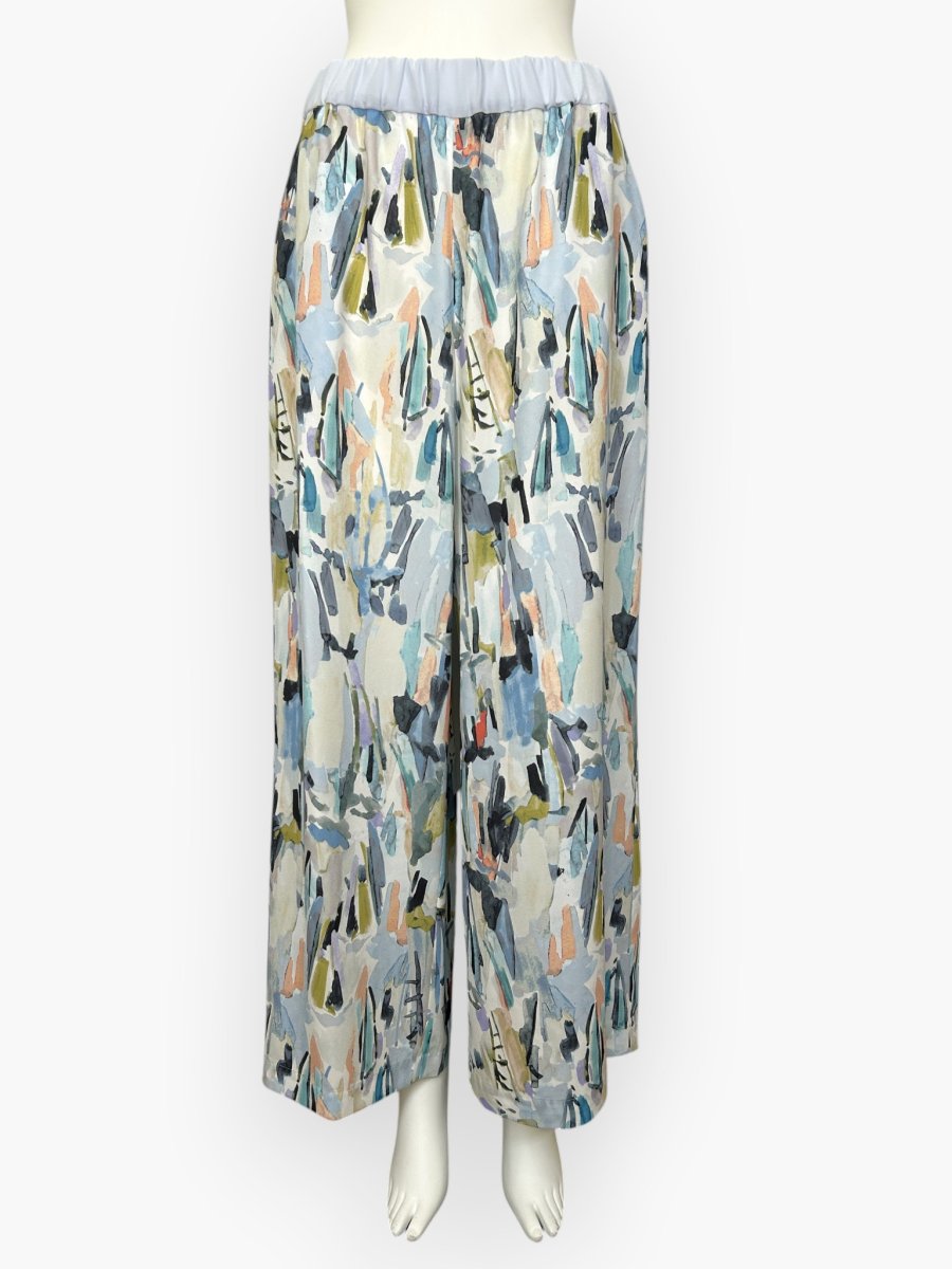 画像1: ドロップフロープリント　パンツ  (1)