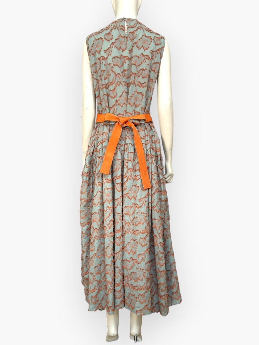 画像4: フラワージャガード　ワンピース  (4)