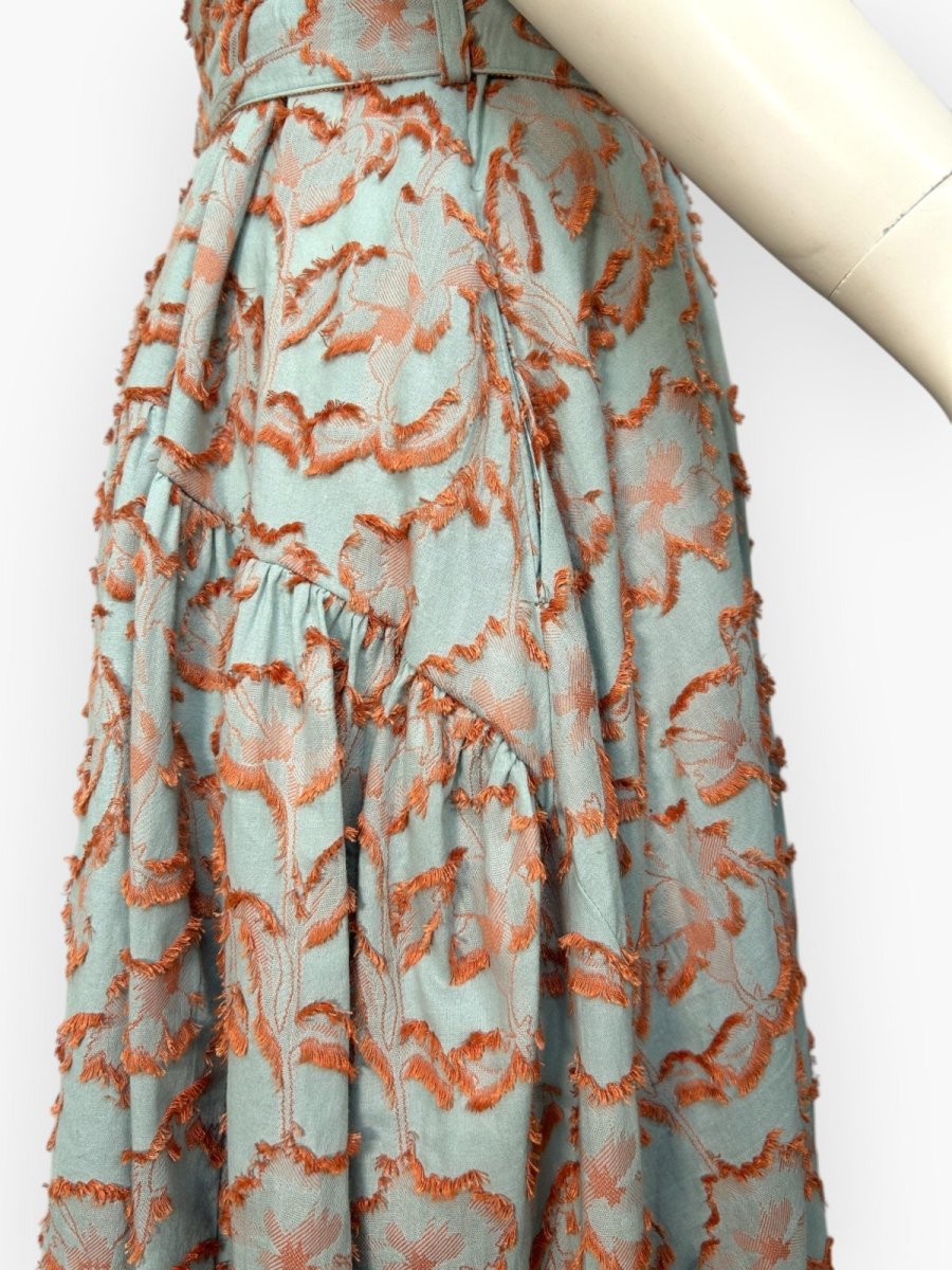 画像8: フラワージャガード　ワンピース  (8)