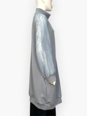 画像2: アクアスーティングロングブルゾン  (2)