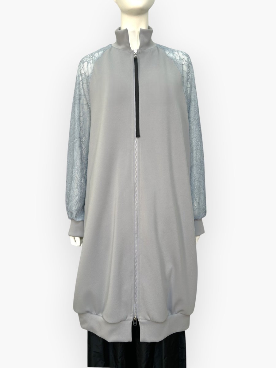 画像1: アクアスーティングロングブルゾン  (1)