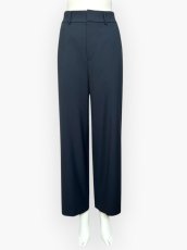 画像1: リネン混オックスストレッチ　パンツ  (1)