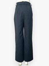 画像3: リネン混オックスストレッチ　パンツ  (3)