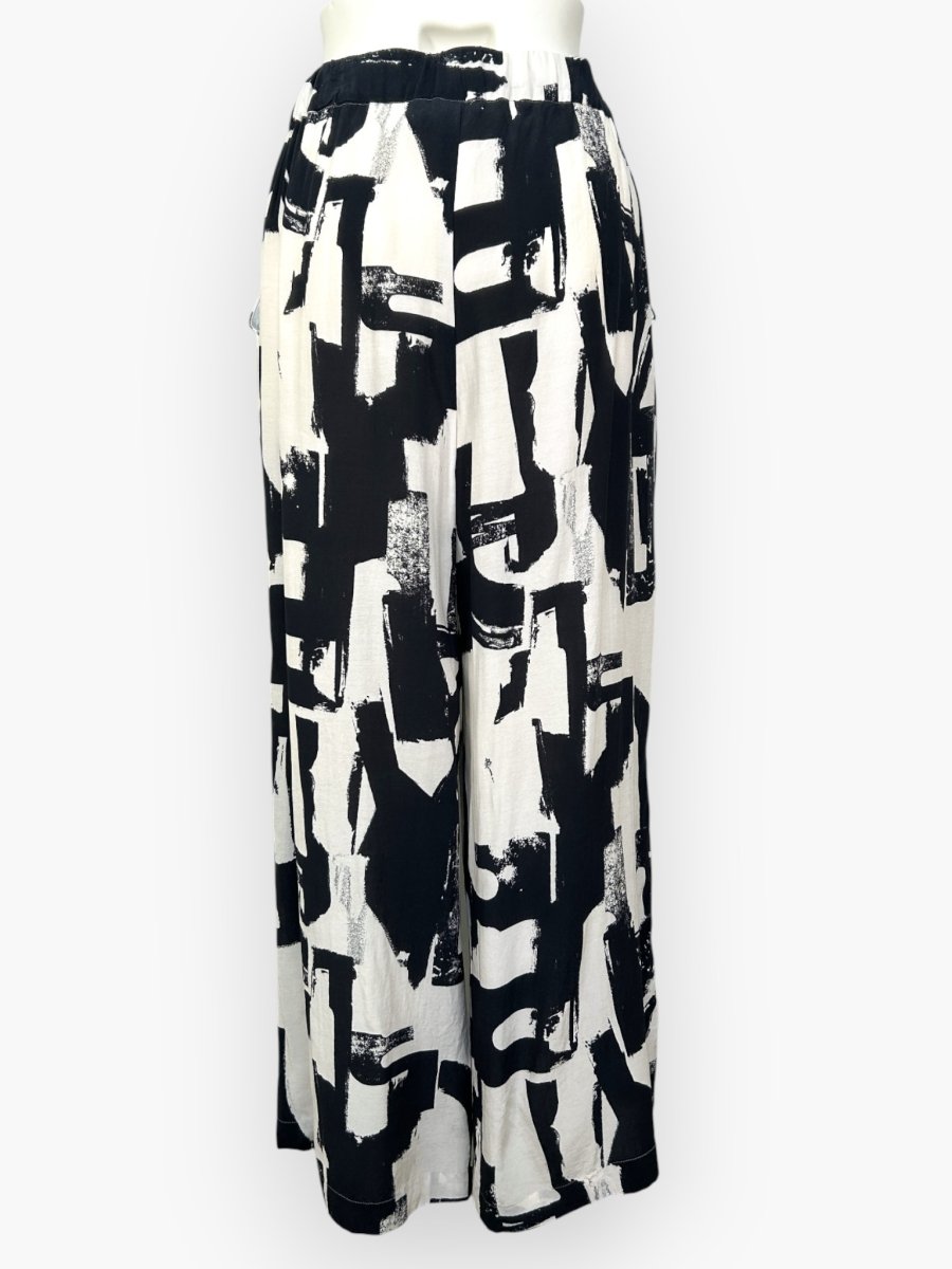 画像3: ブラッシュアートプリント　パンツ  (3)