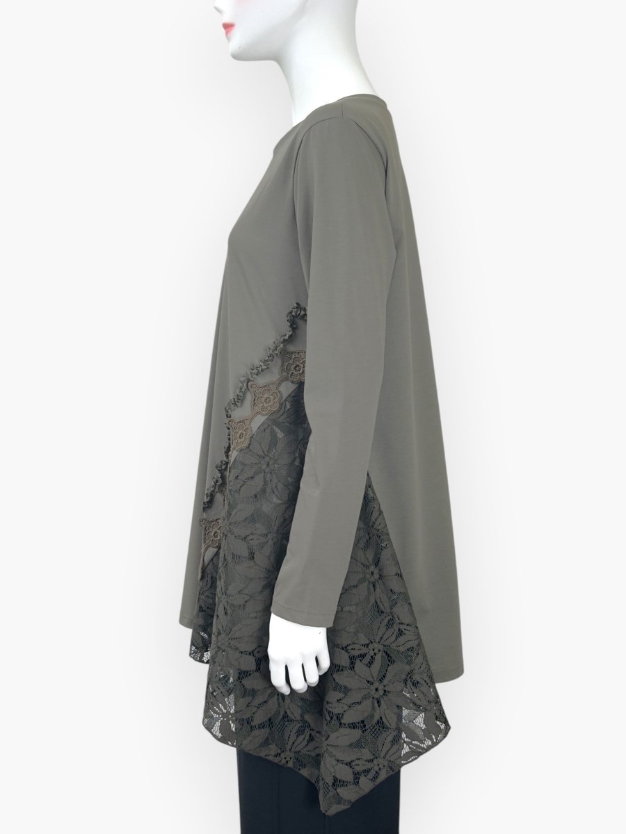 画像4: Yレース　チュニックTシャツ  (4)