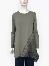 画像1: Yレース　チュニックTシャツ  (1)