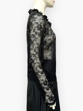 画像2: フラワーレースインナー　ロングスリーブ  (2)