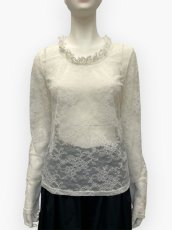 画像8: フラワーレースインナー　ロングスリーブ  (8)
