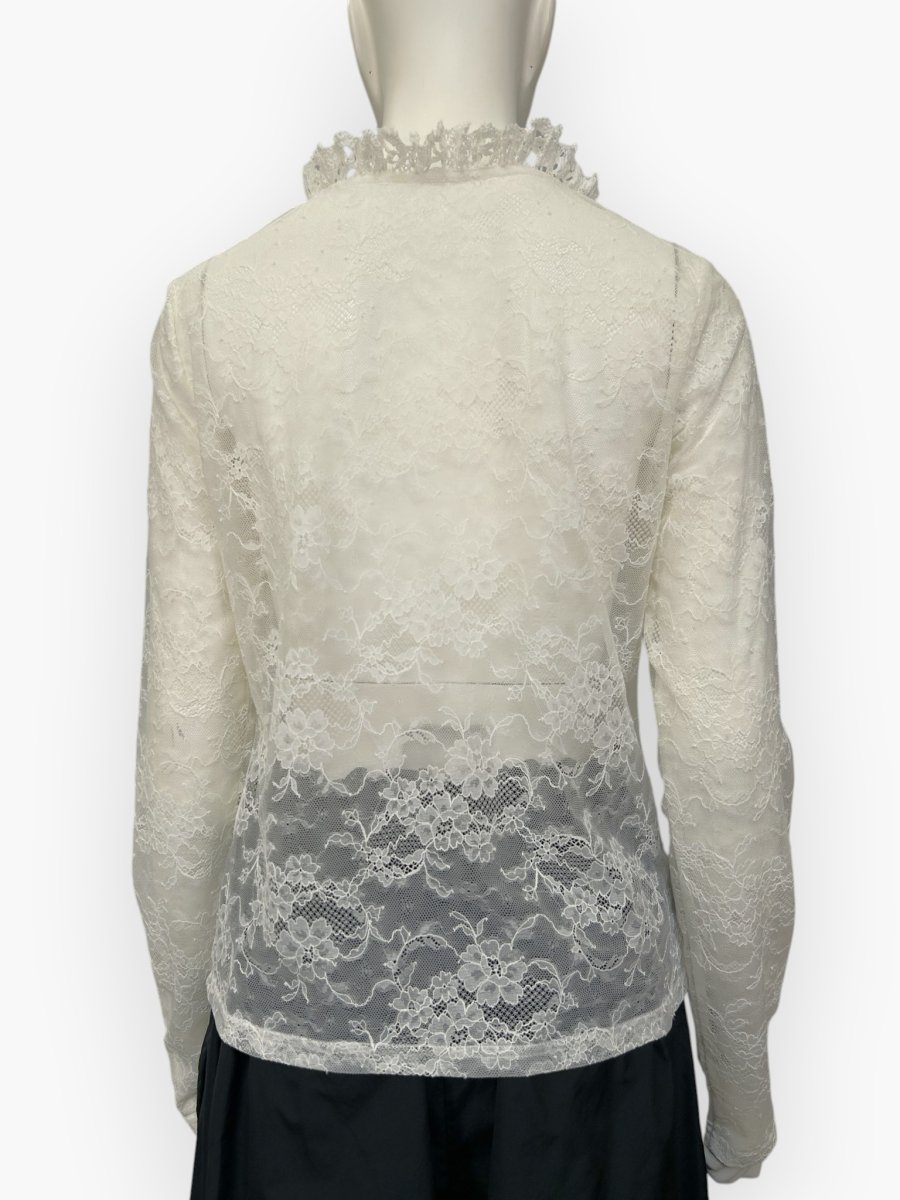 画像10: フラワーレースインナー　ロングスリーブ  (10)