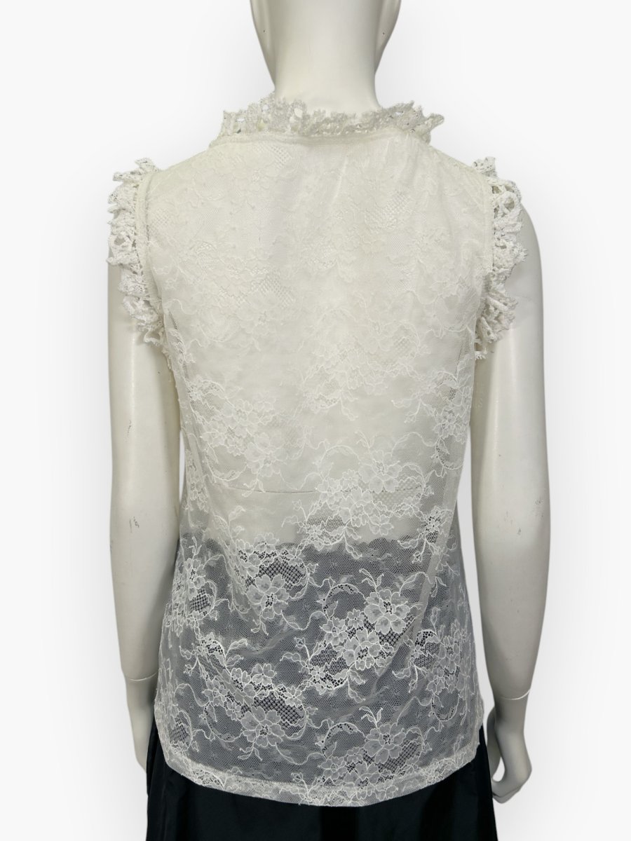 画像3: フラワーレースインナー　ノースリーブ  (3)