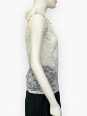 画像2: フラワーレースインナー　ノースリーブ  (2)