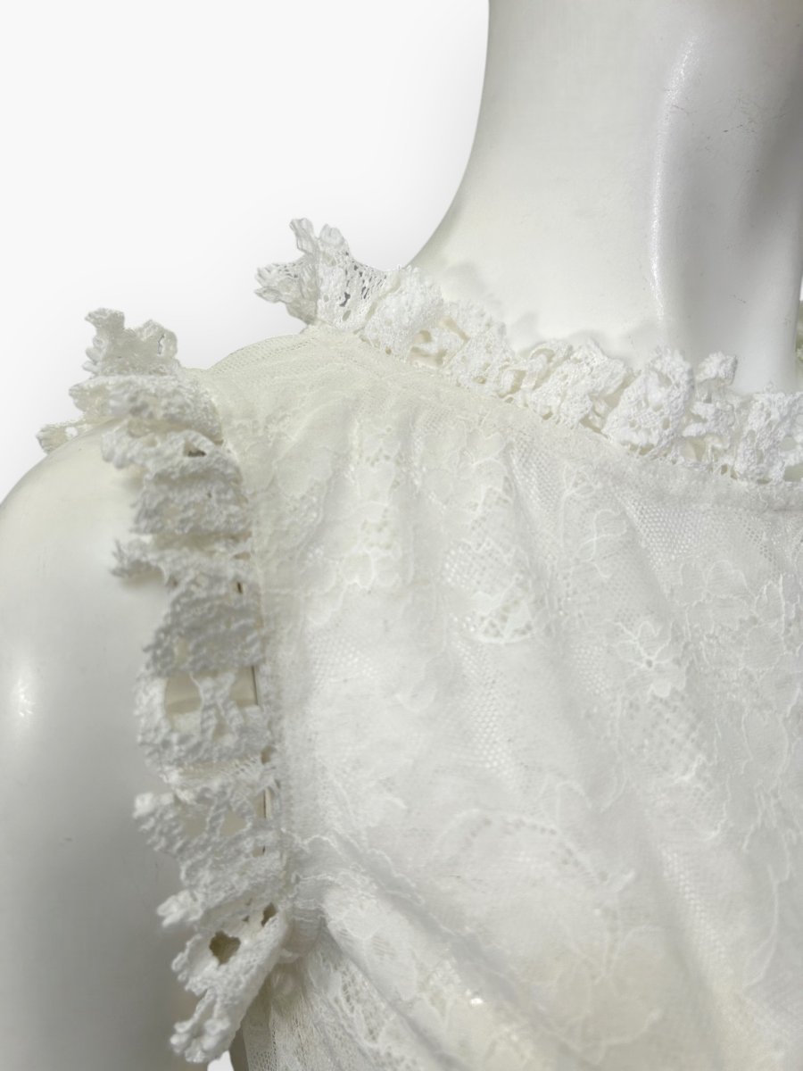 画像5: フラワーレースインナー　ノースリーブ  (5)
