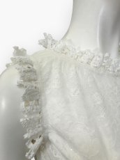 画像5: フラワーレースインナー　ノースリーブ  (5)