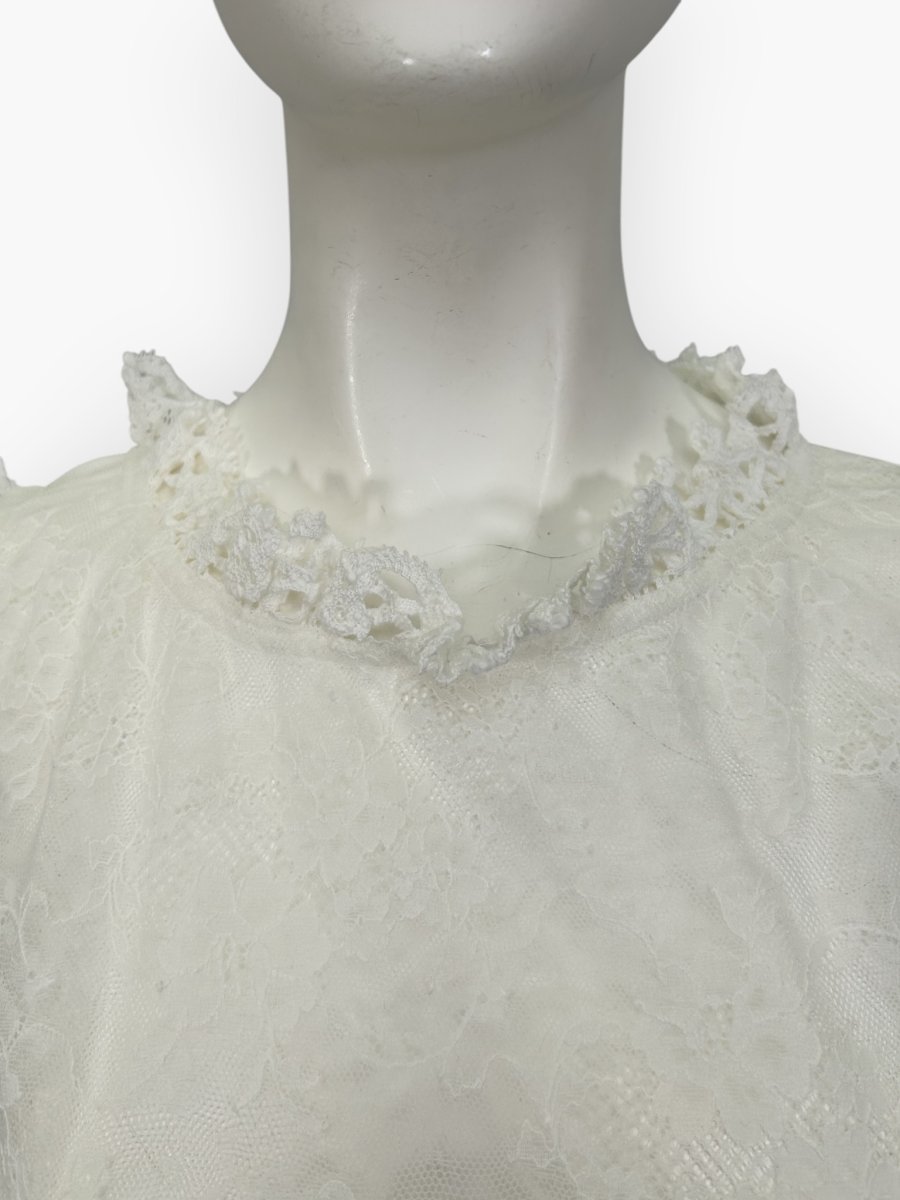 画像4: フラワーレースインナー　ノースリーブ  (4)