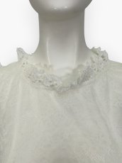 画像4: フラワーレースインナー　ノースリーブ  (4)