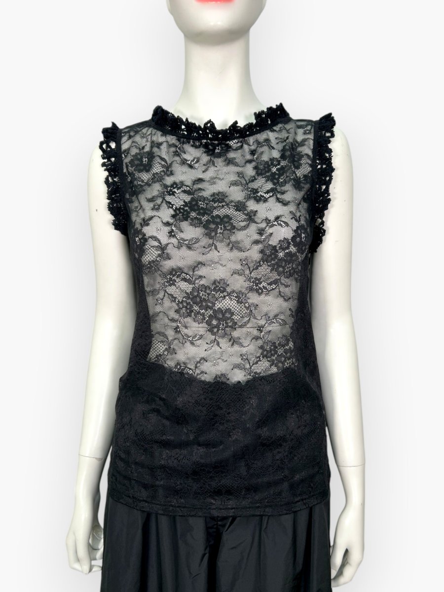 画像8: フラワーレースインナー　ノースリーブ  (8)