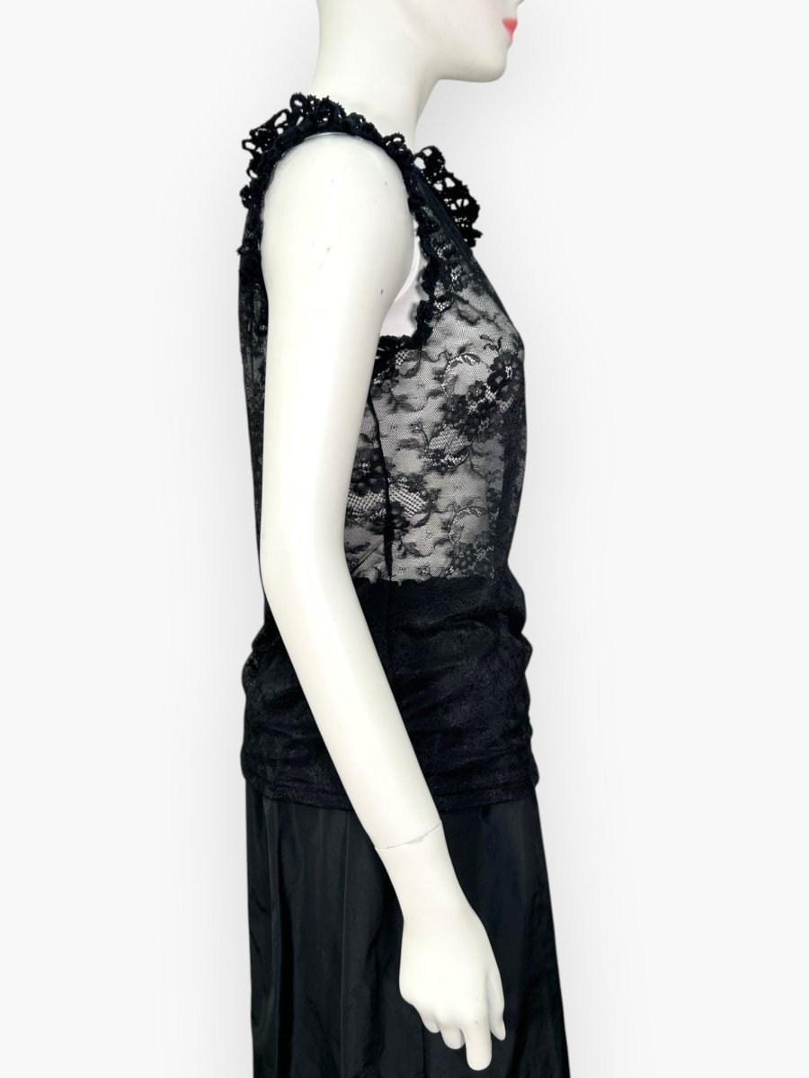 画像9: フラワーレースインナー　ノースリーブ  (9)