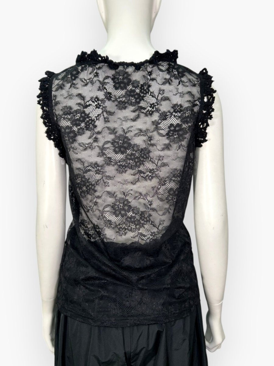 画像10: フラワーレースインナー　ノースリーブ  (10)