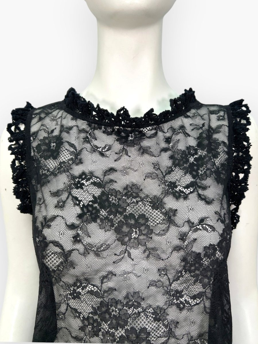 画像11: フラワーレースインナー　ノースリーブ  (11)