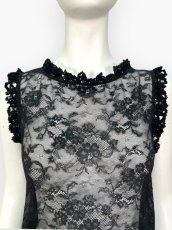 画像11: フラワーレースインナー　ノースリーブ  (11)