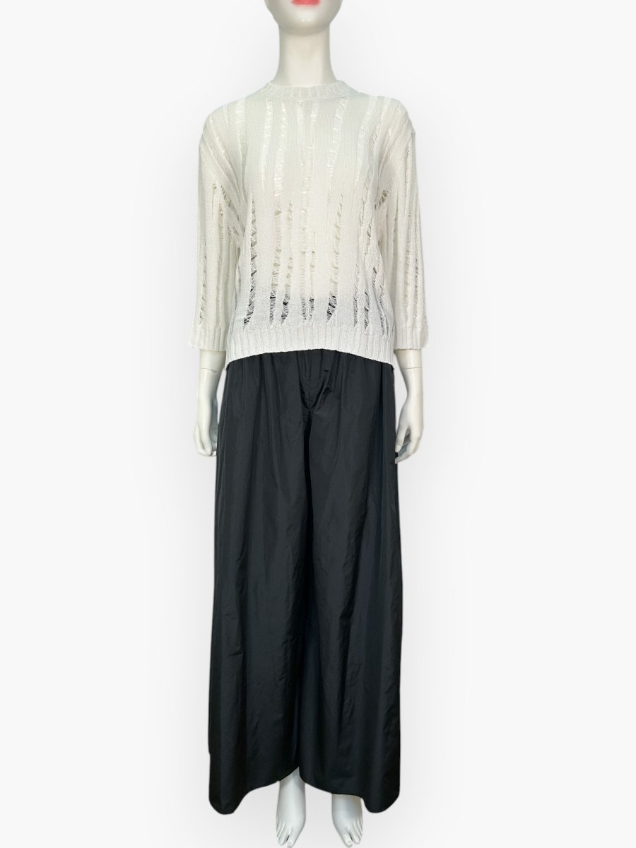 画像9: ボーラーメッシュニット　プルオーバー  (9)